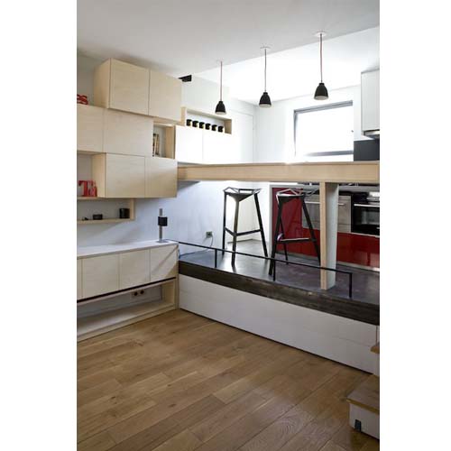 Creare un soggiorno in un appartamento di 16 mq a Parigi